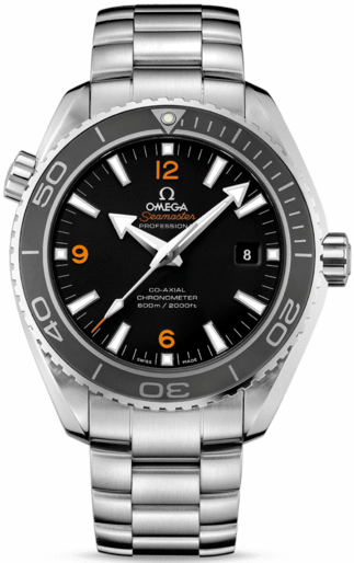 SEAMASTER PLANET OCEAN 600M CO AXIAL  AUTOMATIC 45,5MM STEEL BLACK STEEL