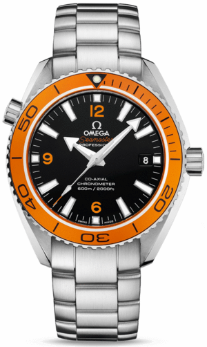 SEAMASTER PLANET OCEAN 600M CO AXIAL  AUTOMATIC 42MM STEEL BLACK STEEL
