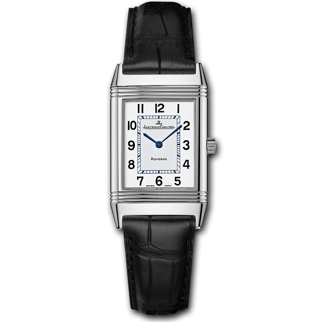 REVERSO CLASSIQUE AUTOMATIC STEEL WHITE ALLIGATOR