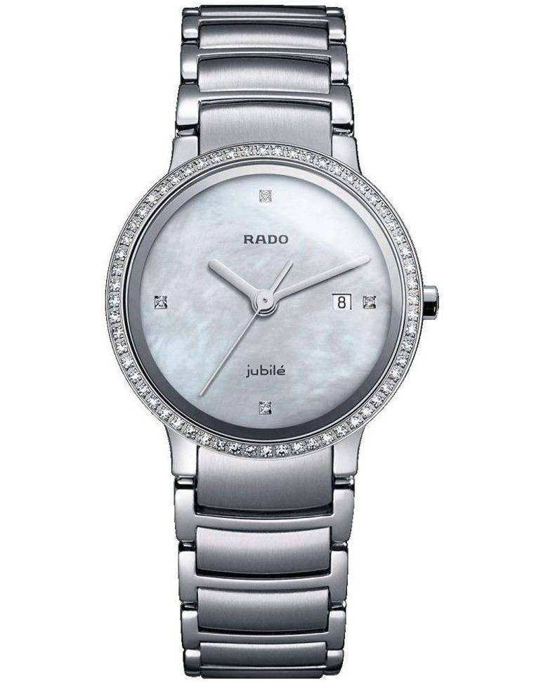 CENTRIX SILVER QUARTZ 28MM STEEL MOTHER OF PEARL STEEL
