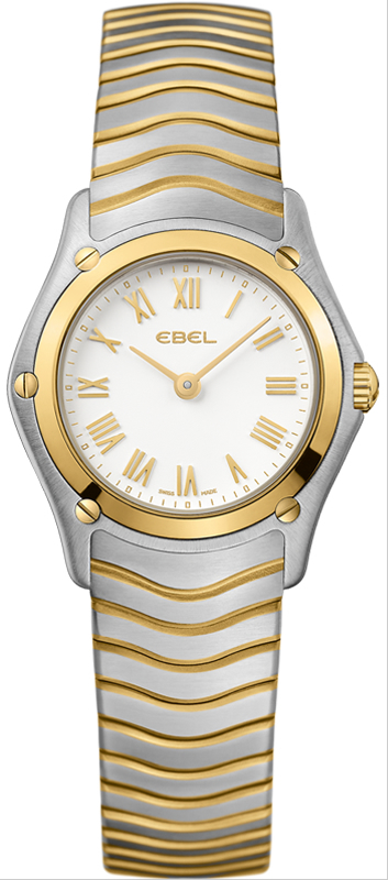 WAVE MINI QUARTZ 23,5MM STEEL & GOLD WHITE STEEL & GOLD