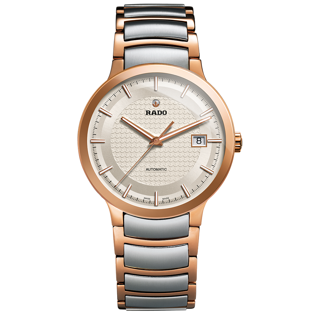 CENTRIX SILVER/ROSE AUTOMATIC 38MM STEEL & PVD SILVER STEEL & PVD