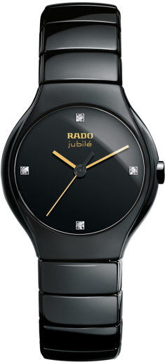 TRUE BLACK QUARTZ 27MM CERAMIC BLACK CERAMIC & TITANIUM