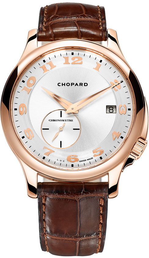 L.U.C. TWIST AUTOMATIC 41MM ROSE GOLD SILVER ALLIGATOR
