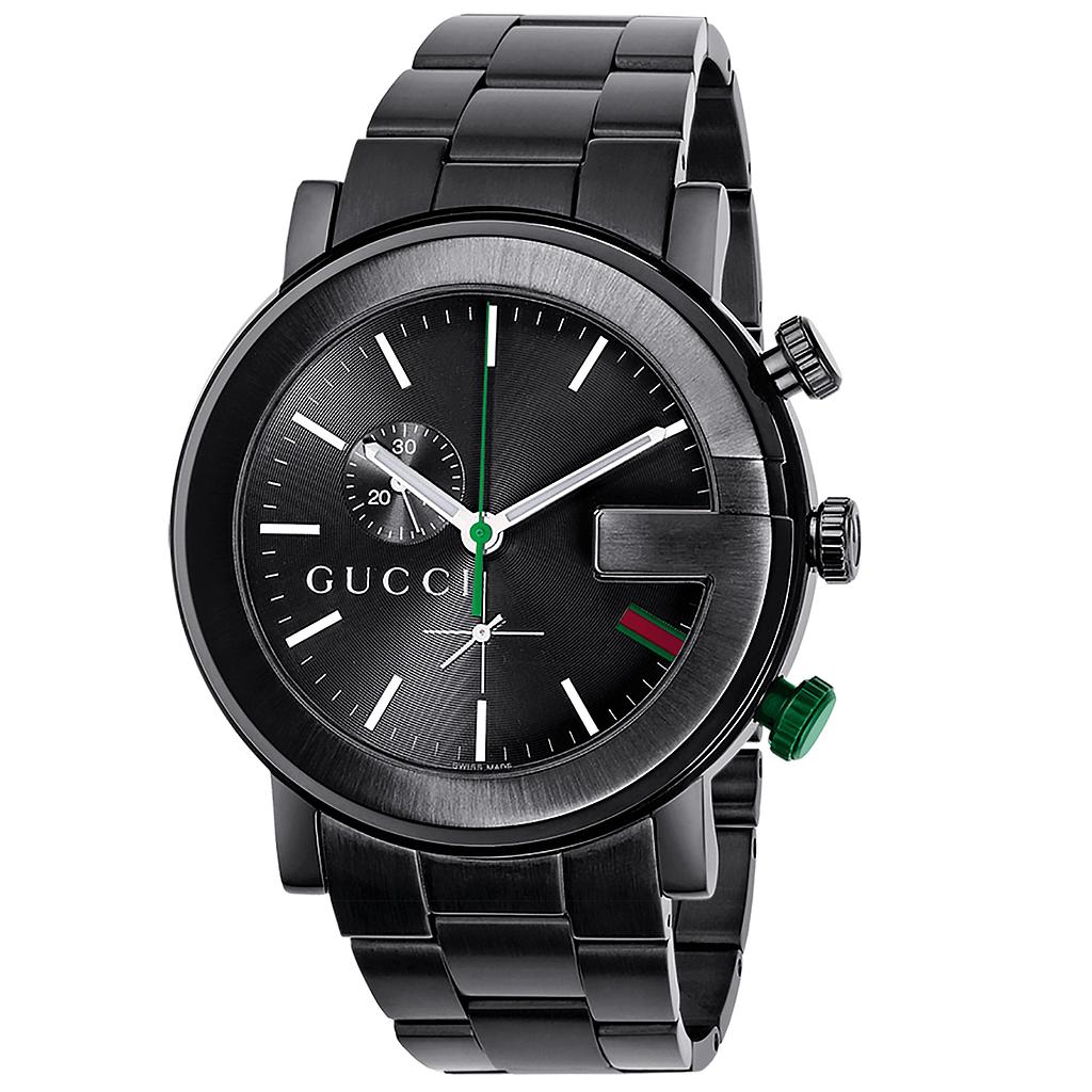 G CHRONO STEEL QUARTZ 44MM STEEL & PVD BLACK STEEL & PVD