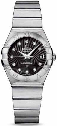 CONSTELLATION CO AXIAL 27MM AUTOMATIC 27MM STEEL BLACK STEEL