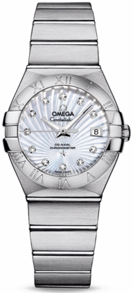CONSTELLATION CO AXIAL 27MM AUTOMATIC 27MM STEEL MOTHER OF PEARL STEEL