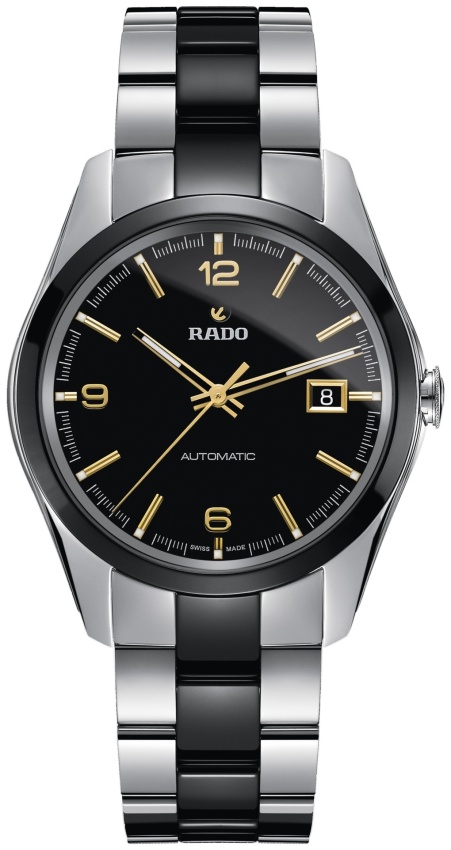 HYPERCHROME SILVER/BLACK AUTOMATIC 36MM STEEL & CERAMIC BLACK STEEL & CERAMIC