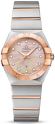 CONSTELLATION QUARTZ 27MM QUARTZ 27MM STEEL MOTHER OF PEARL STEEL & ROSE GOLD