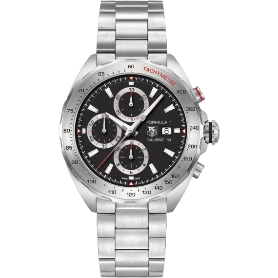 FORMULA 1 CALIBRE 16 CHRONOGRAPH AUTOMATIC 44MM STEEL BLACK STEEL