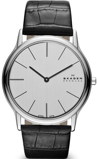 CLASSIC QUARTZ 39MM STEEL WHITE LEATHER