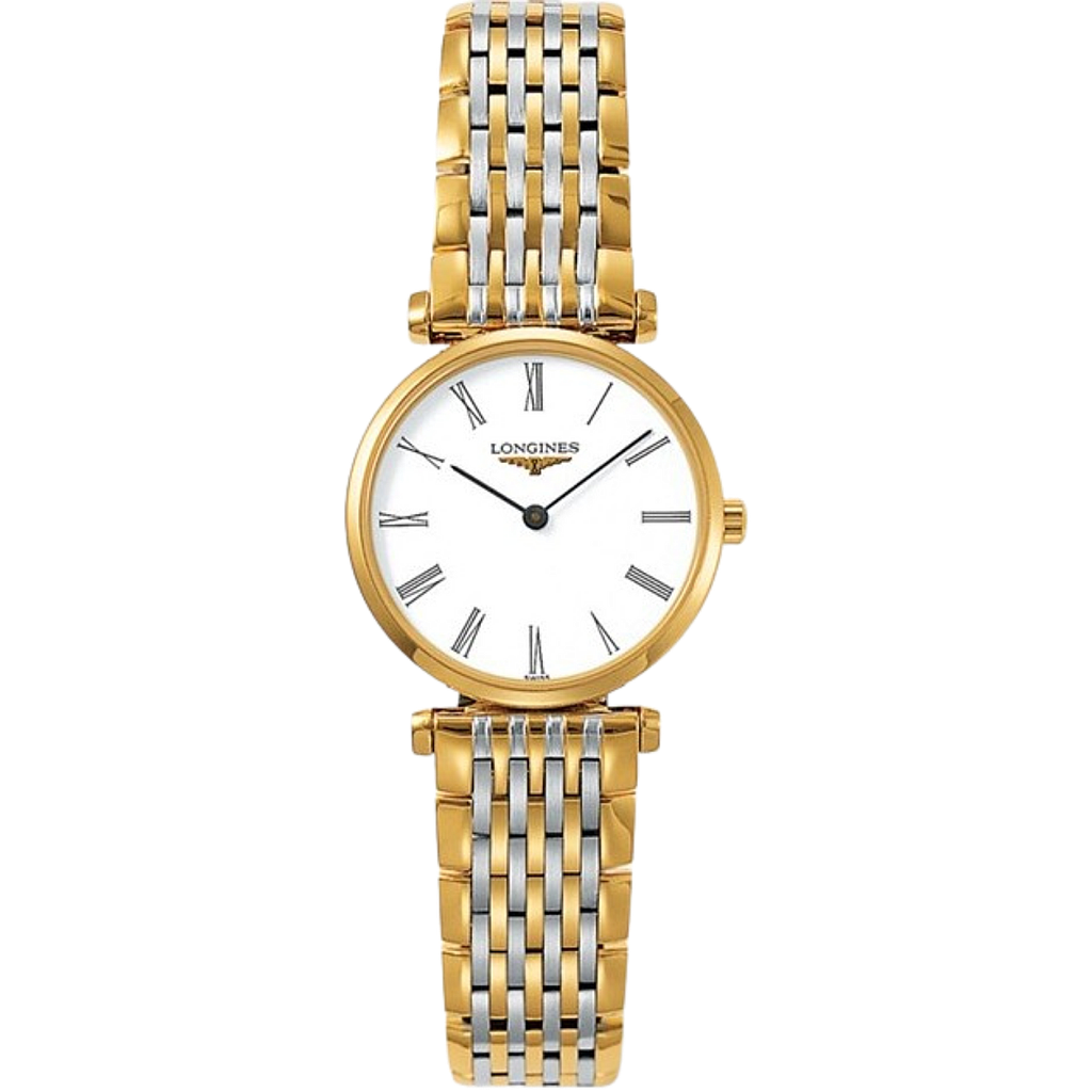 LA GRANDE CLASSIQUE QUARTZ 24MM STEEL & PVD WHITE STEEL & PVD
