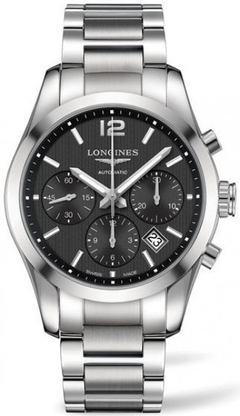 CONQUEST CLASSIC AUTOMATIC 41MM STEEL BLACK STEEL
