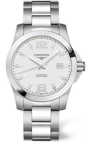 CONQUEST AUTOMATIC 41MM STEEL SILVER STEEL
