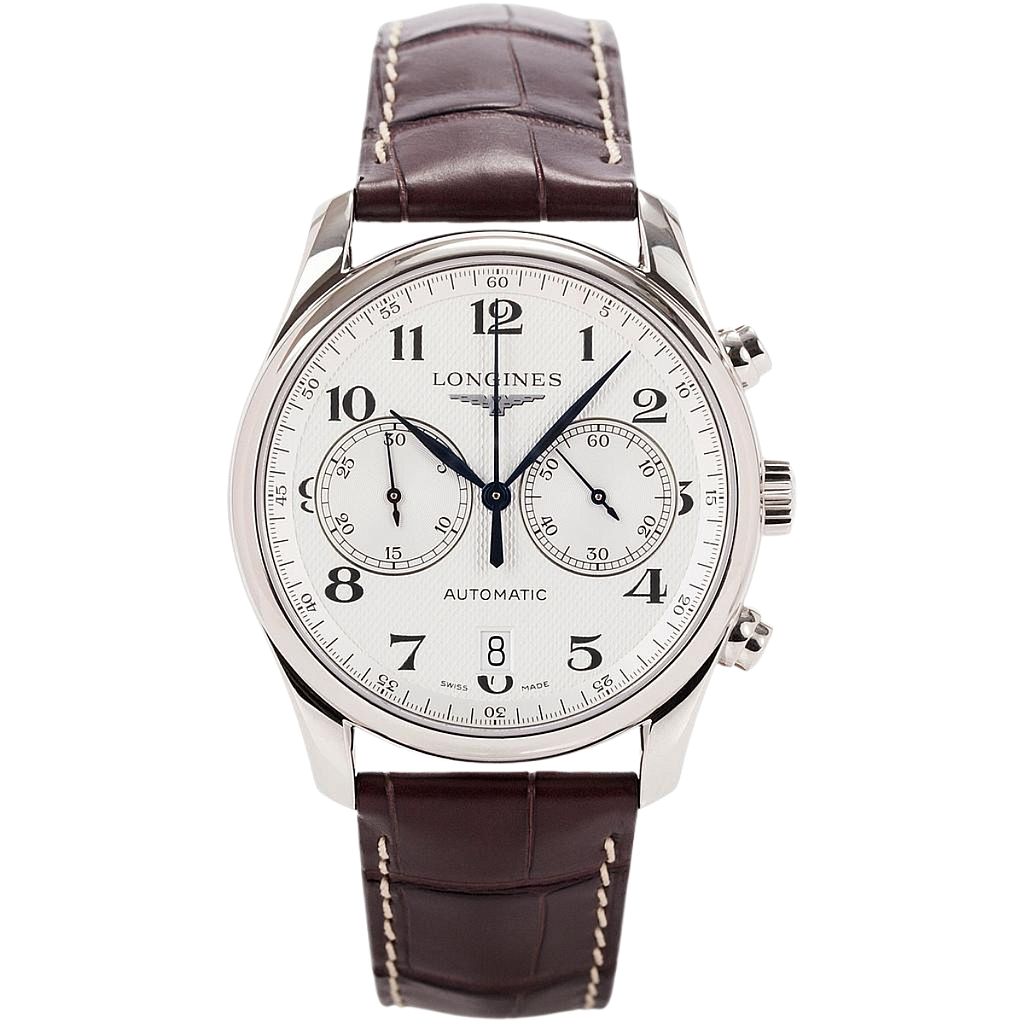 MASTER COLLECTION AUTOMATIC 40MM STEEL SILVER ALLIGATOR