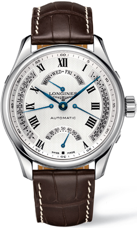 MASTER COLLECTION AUTOMATIC 44MM STEEL WHITE ALLIGATOR