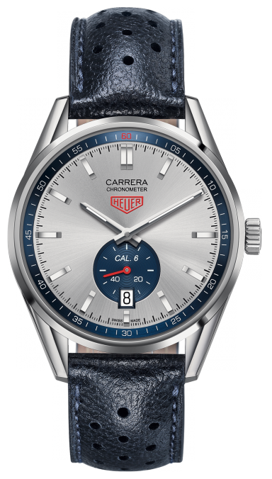 CARRERA CALIBRE 6 AUTOMATIC 39MM STEEL GREY LEATHER