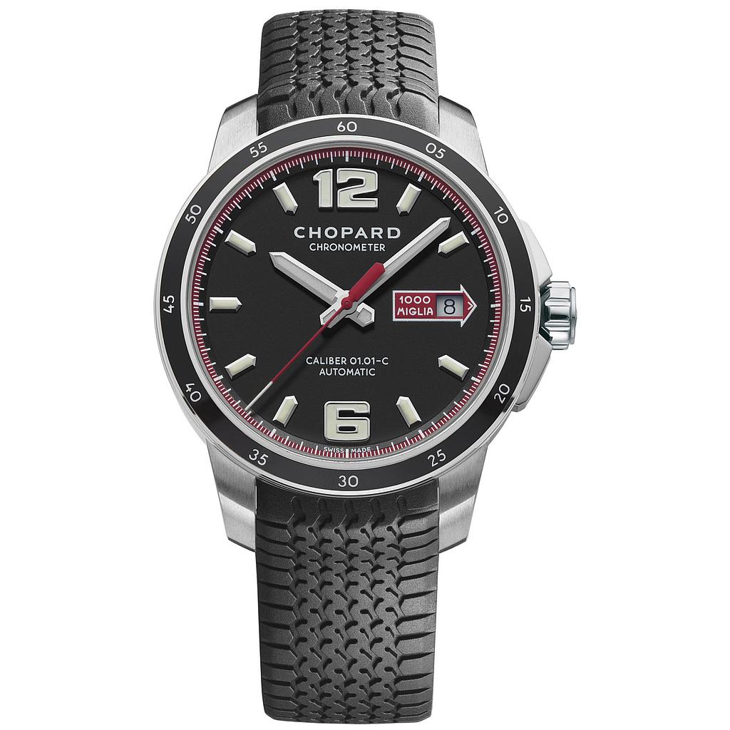 MILLE MIGLIA GTS AUTOMATIC AUTOMATIC 43MM STEEL BLACK RUBBER