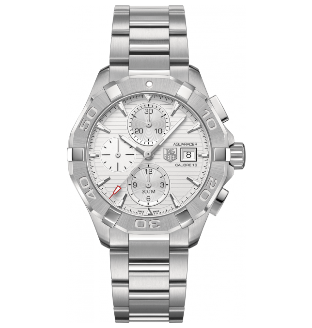 AQUARACER 300M CALIBRE 16 CHRONOGRAPH AUTOMATIC 43MM STEEL GREY STEEL