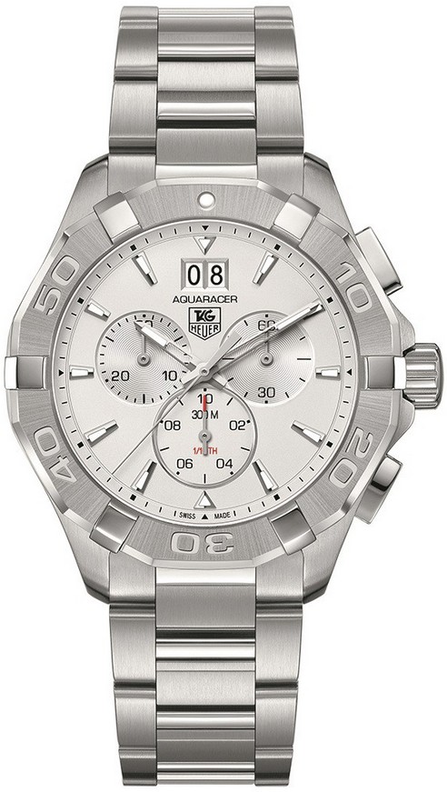 AQUARACER 300M QUARTZ CHRONOGRAPH QUARTZ 43MM STEEL GREY STEEL