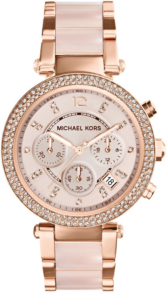 PARKER CHRONOGRAPH QUARTZ 39MM STEEL ROSE GOLD STEEL
