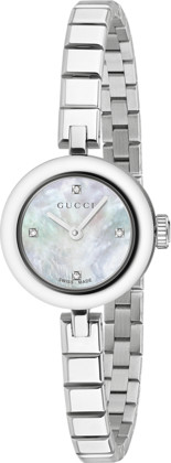 DIAMANTISSIMA SM22 QUARTZ 22MM STEEL MOTHER OF PEARL STEEL