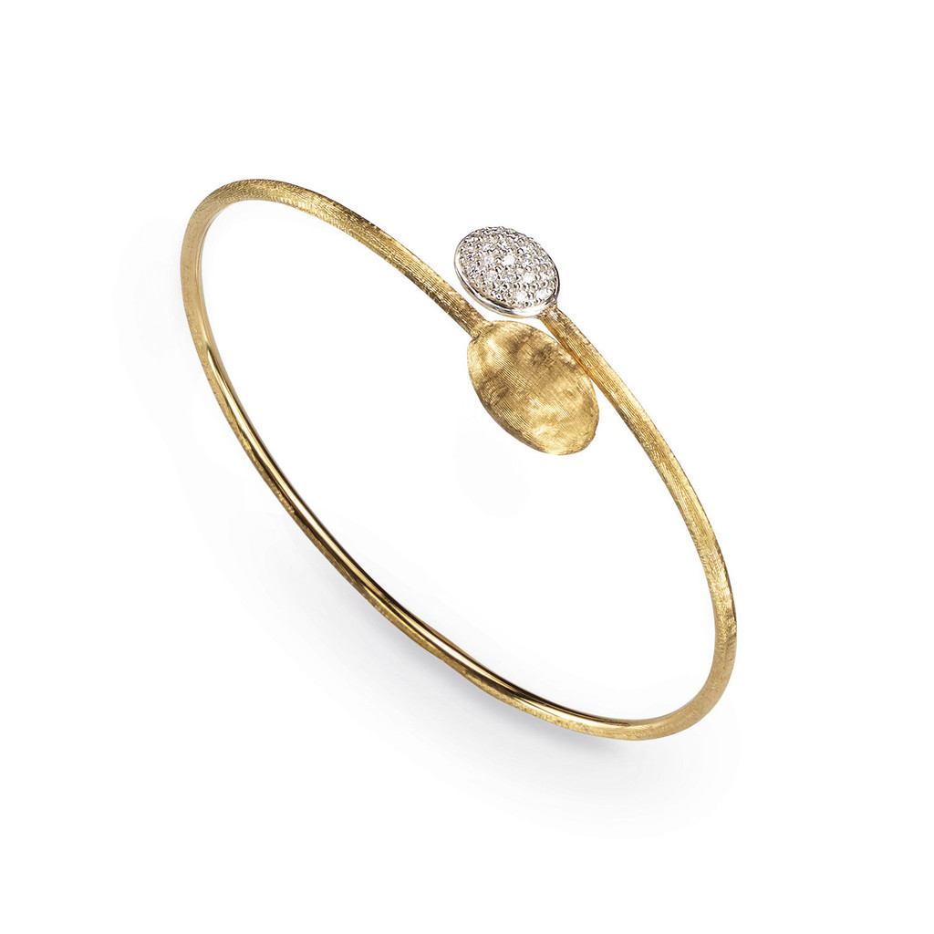 MARCO BICEGO SIVIGLIA BRACELET 5.6 18K YELLOW AND WHITE GOLD 6CM