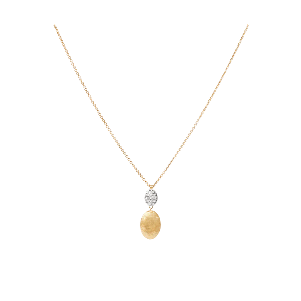 MARCO BICEGO SIVIGLIA NECKLACE 5.08 18K YELLOW AND WHITE GOLD 42CM