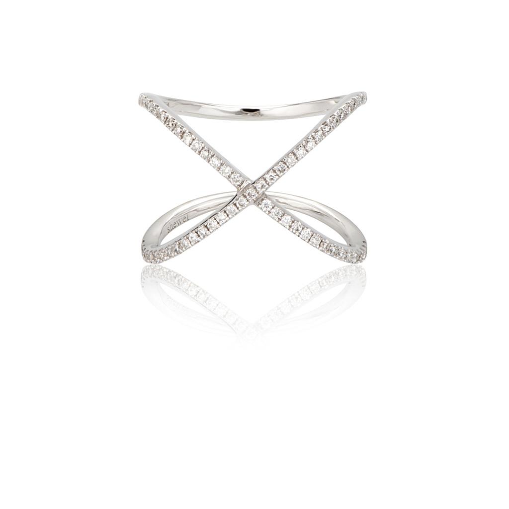 GOLD & ROSES SHEWEL RING 0.0 18K WHITE GOLD 20