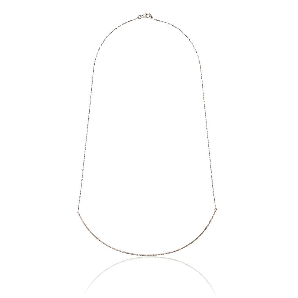 GOLD & ROSES SHEWEL NECKLACE 0.0 18K WHITE GOLD