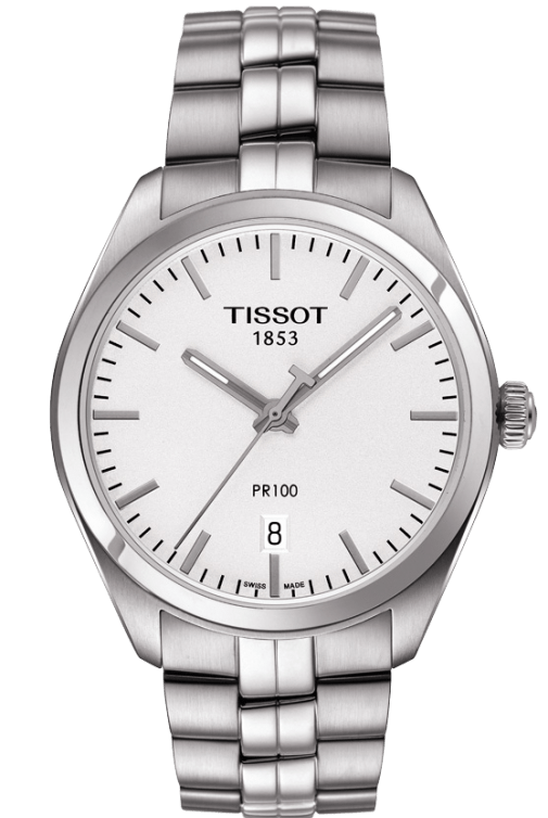 PR 100 QUARTZ 39MM STEEL SILVER STEEL
