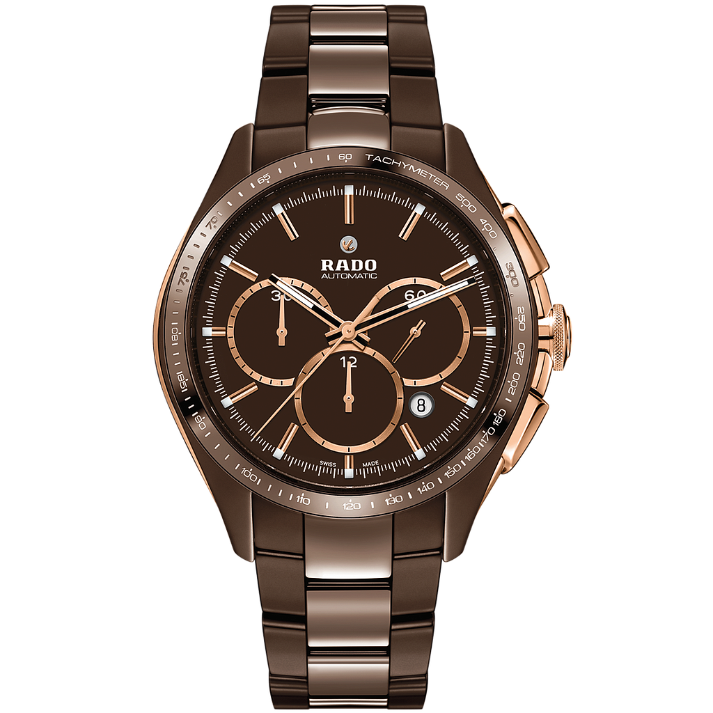 HYPERCHROME BROWN AUTOMATIC 45MM STEEL & CERAMIC BROWN CERAMIC