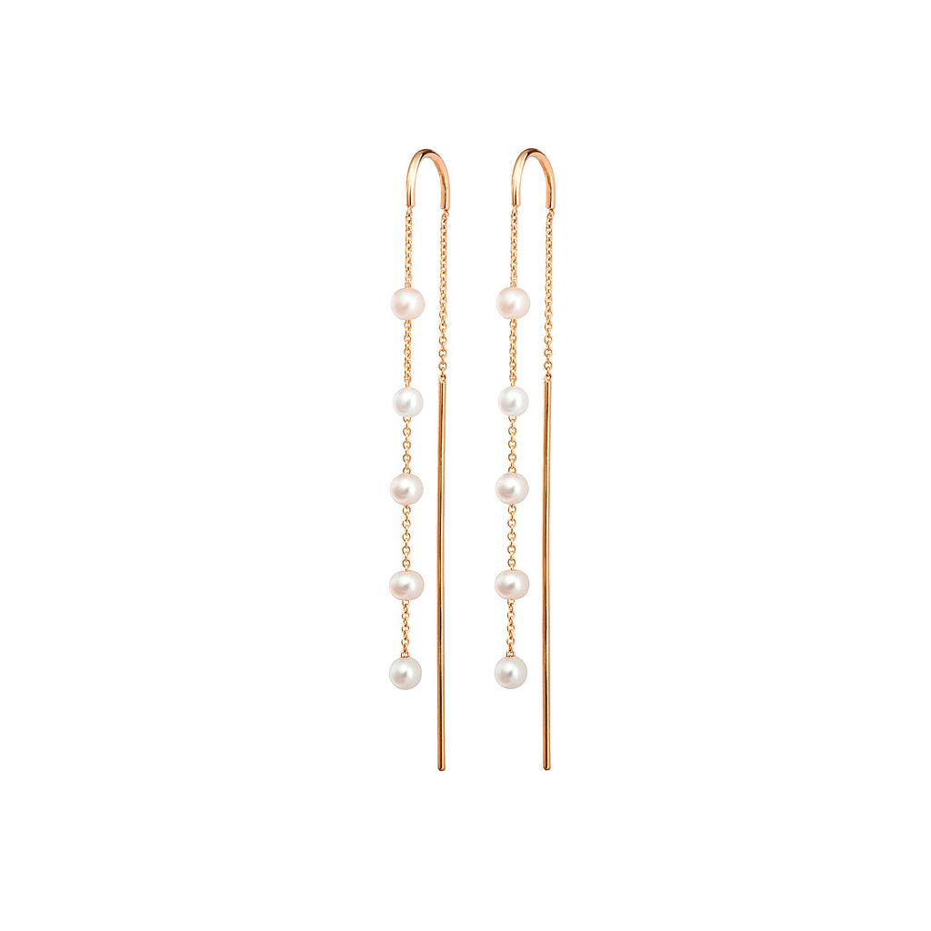 GOLD & ROSES SUNRISE EARRINGS 1.81 18K YELLOW GOLD