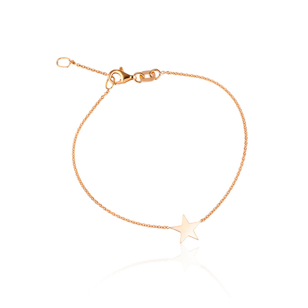 GOLD & ROSES MILKY WAY BRACELET 2.08 18K YELLOW GOLD 19CM