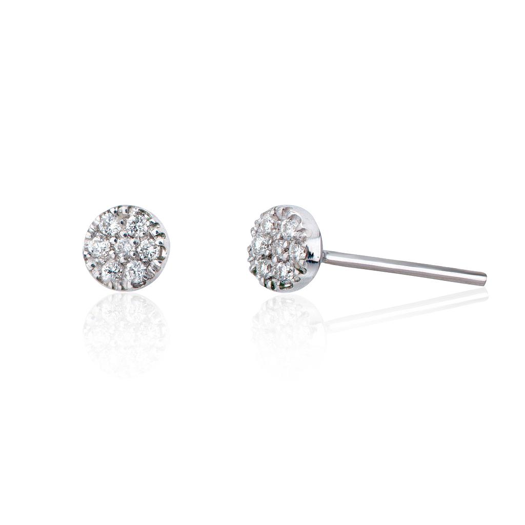 GOLD & ROSES B.T.S. EARRINGS 1.51 18K WHITE GOLD
