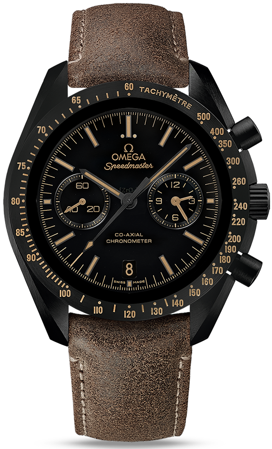 SPEEDMASTER MOONWATCH CO AXIAL CHRONOGRAPH AUTOMATIC 44,25MM CERAMIC BLACK LEATHER