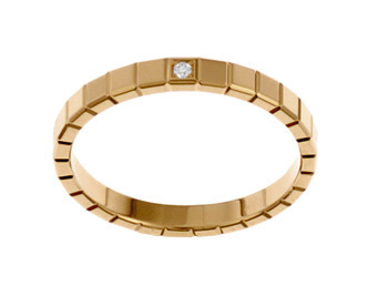 CHOPARD ICE CUBE RING 2.76 18K YELLOW GOLD 55