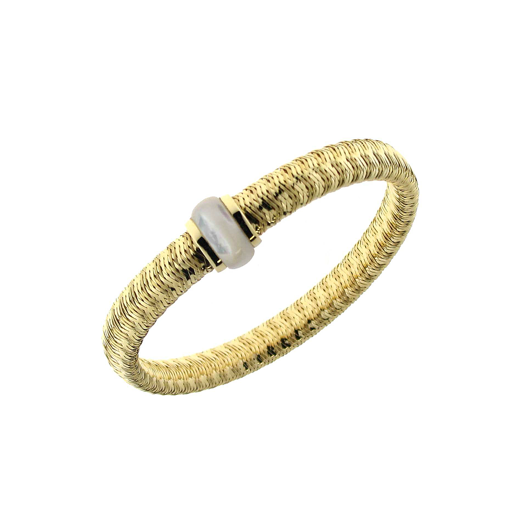 ROBERTO COIN PRIMAVERA BANGLE 7.9 18K YELLOW GOLD 17,5CM