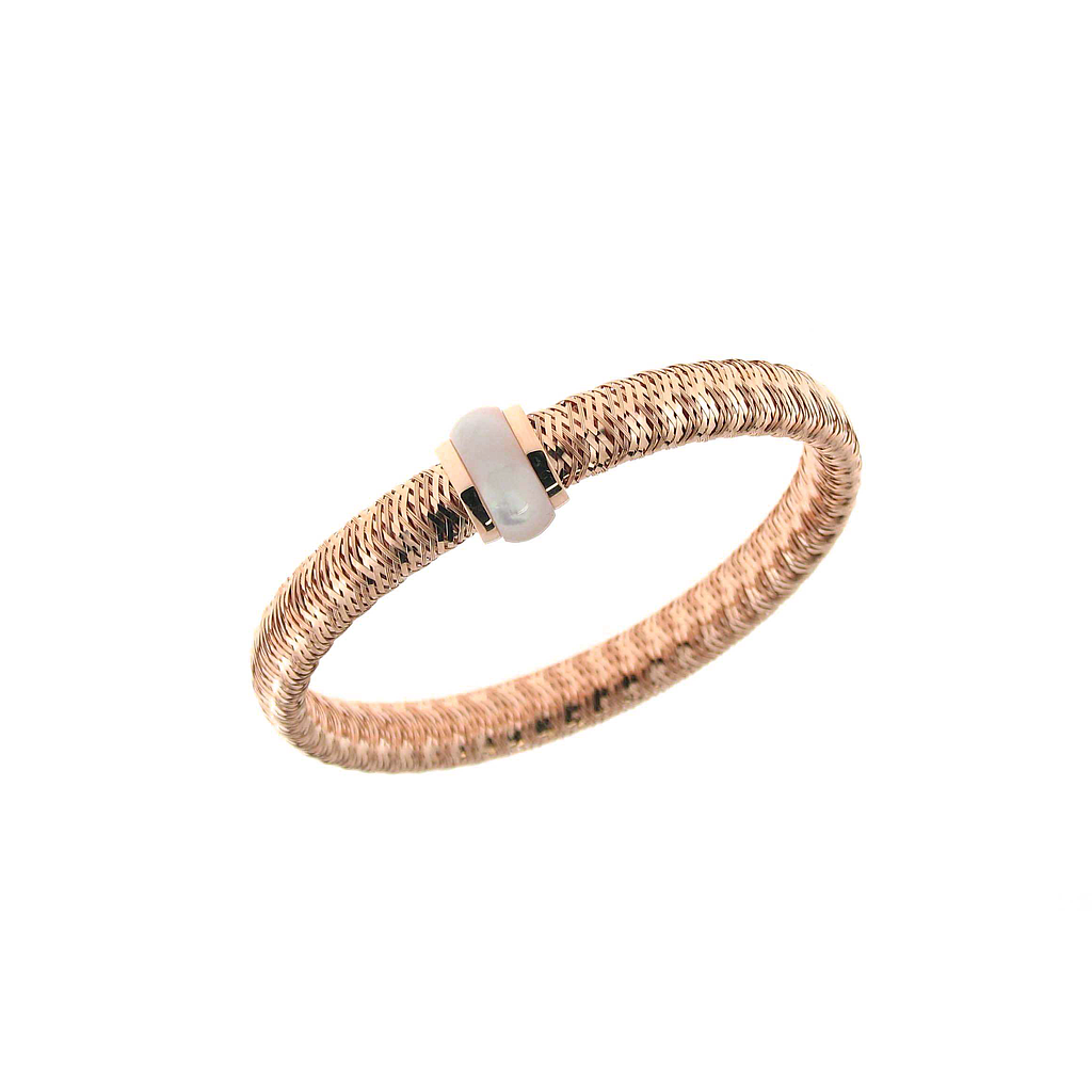 ROBERTO COIN PRIMAVERA BANGLE 8.3 18K ROSE GOLD 17,5CM
