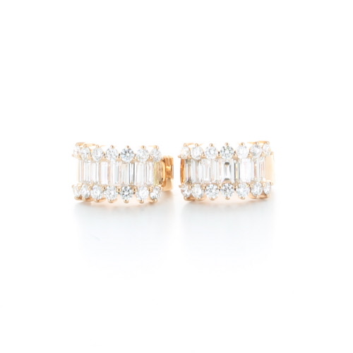 GENEVE EARRINGS HOOP 8.86 18K YELLOW GOLD