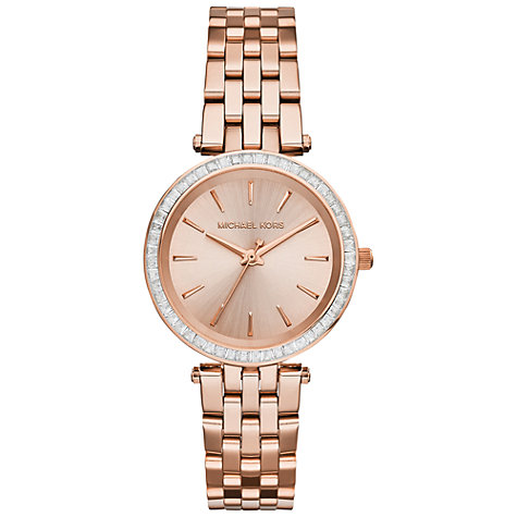 DARCI MINI QUARTZ 33MM STEEL ROSE GOLD STEEL