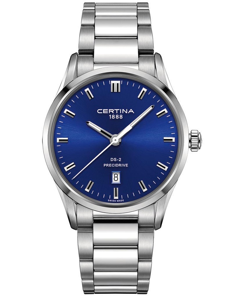 DS 2 PRECIDRIVE QUARTZ 40MM STEEL BLUE STEEL