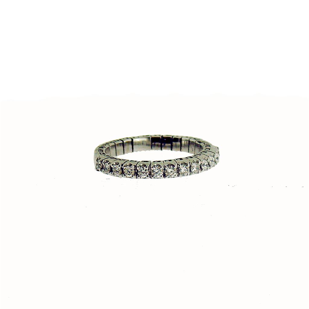 GENEVE RING 3.63 18K WHITE GOLD 14