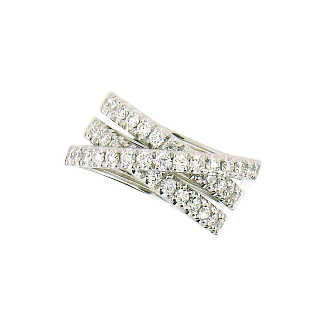 GENEVE CLASSIC RING 10.56 18K WHITE GOLD 15