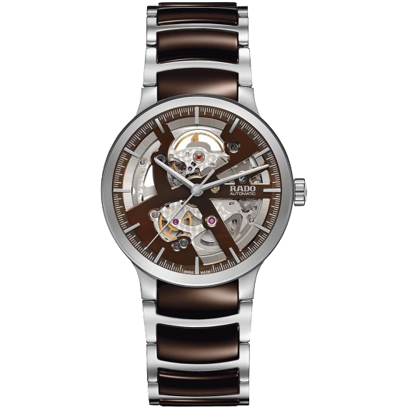 CENTRIX AUTOMATIC OPEN HEART AUTOMATIC 38MM STEEL & PVD BROWN STEEL & CERAMIC