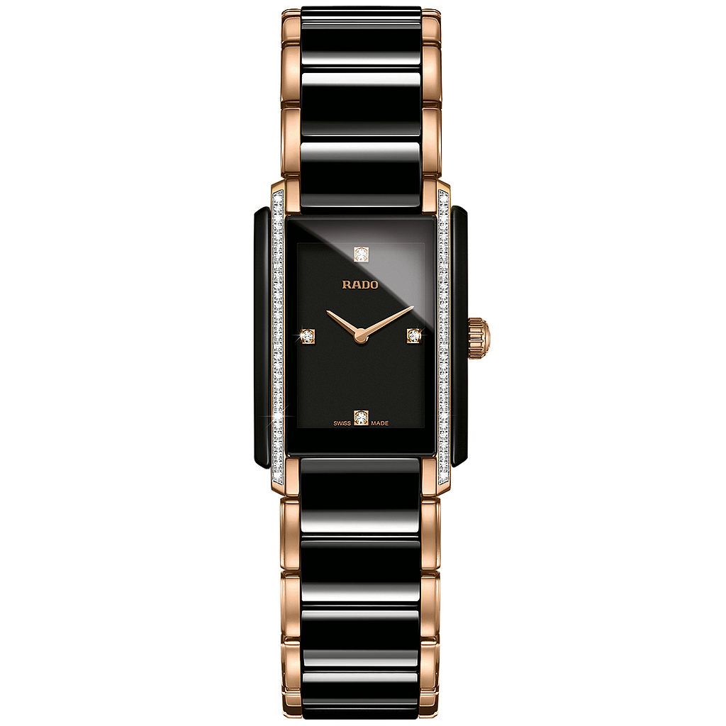 INTEGRAL BLACK/ROSE QUARTZ 22,7MM STEEL & CERAMIC BLACK STEEL & CERAMIC
