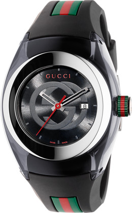 SYNC LG QUARTZ 36MM STEEL BLACK RUBBER