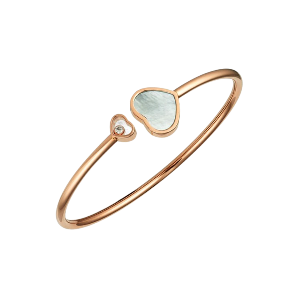 CHOPARD HAPPY HEARTS BRACELET 9.9 18K ROSE GOLD 15,5CM