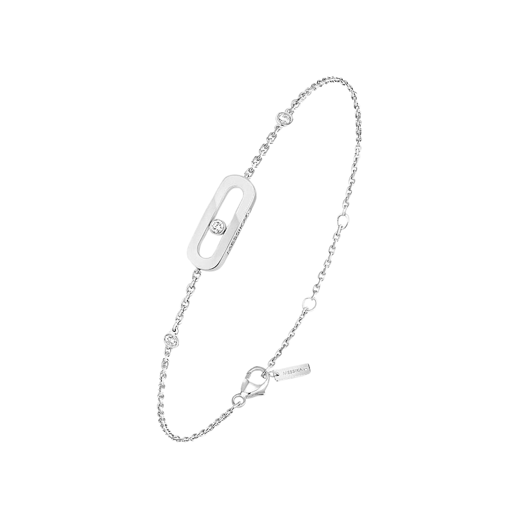MESSIKA MOVE UNO BRACELET 3.3 18K WHITE GOLD 18,5CM